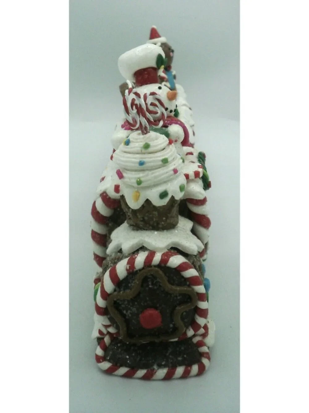 St. Nicholas Square Gingerbread Joy Christmas Train Tabletop Decoration